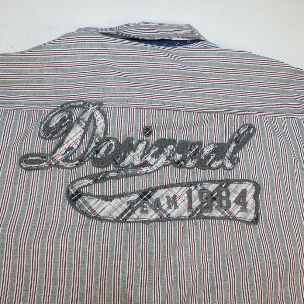 DESIGUAL BUTTON DOWN LONG SLEEVE SHIRT Mens XXL